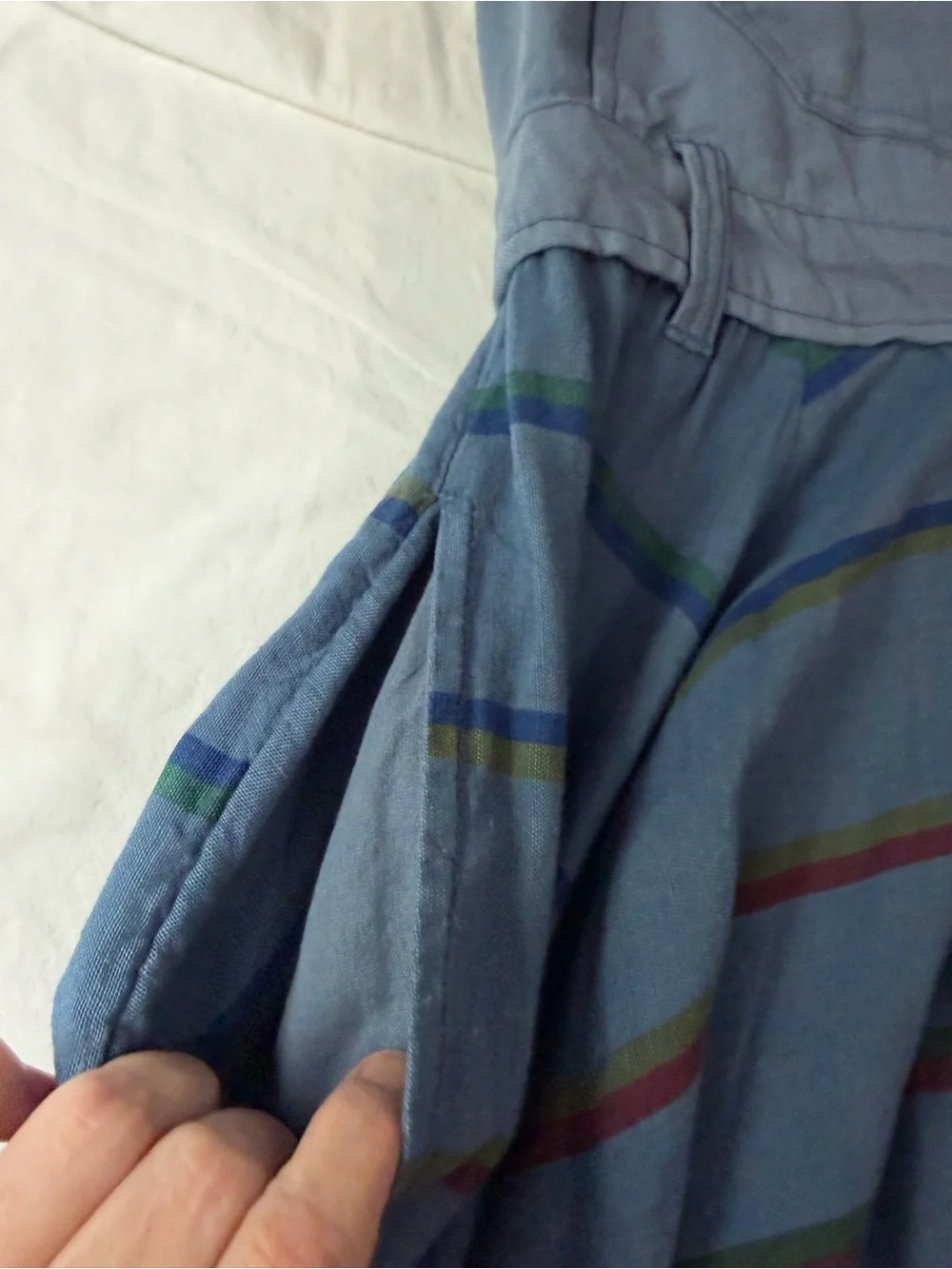 NWT FREE PEOPLE So It Goes Maxi Dress Oceanview Combo S - Picture 8 of 13